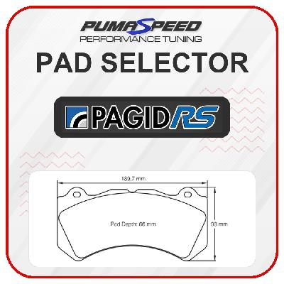 Pagid Racing Front Brake Pads - Mercedes-Benz C63 AMG (W204)