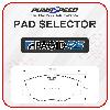 Pagid Racing Front Brake Pads - Renault Clio 182 2.0 16v - Pumaspeed pad selector, choose your compound
