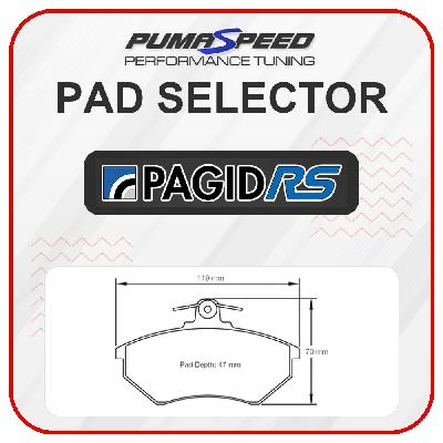 Pagid Racing Front Brake Pads - VW Golf Mk2 GTI