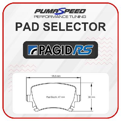 Pagid Racing Rear Brake Pads - Audi TTRS Mk2