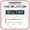 Pagid Racing Rear Brake Pads - BMW 1 Series 120i & 125i - Pumaspeed pad selector, choose your compound