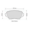 PBS ProComp R 8624PCR pad shape