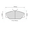 PBS ProComp S1 8193PCS1 pad shape