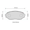 PBS ProRace 1178PR pad shape