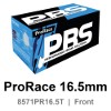 PBS ProRace 16.5mm 8571PR16.5T brake pads front