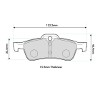 PBS ProRace 8139PR pad shape