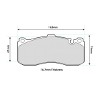 PBS ProRace 8594PR pad shape