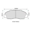 PBS ProTrack 1206PT pad shape