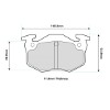 PBS ProTrack 1301PT pad shape