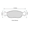 PBS ProTrack 1339PT pad shape
