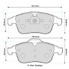 PBS ProTrack 1765PT pad shape