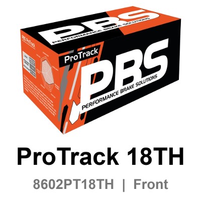 PBS ProTrack 18TH Front Brake Pads (8602PT18TH) - Focus ST MK2 and more