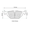 PBS ProTrack 8002PT pad shape