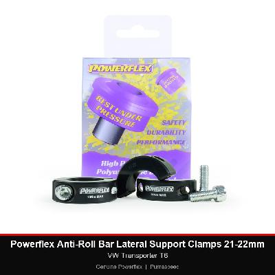 Powerflex Anti-Roll Bar Lateral Support Clamps 21-22mm - VW Transporter T6