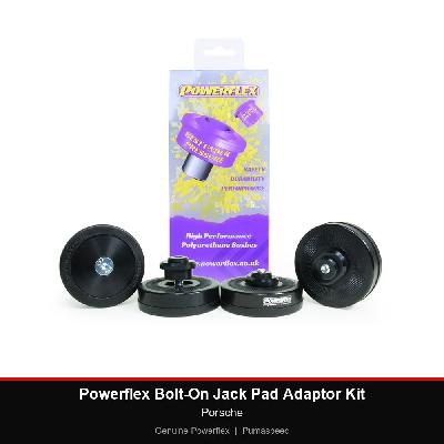 Powerflex Bolt-On Jack Pad Adaptor Kit - Porsche