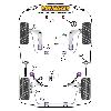 Powerflex bush diagram - E30 inc M3 (1982 - 1991) (ref 2)