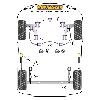 Powerflex bush diagram - Golf MK1 inc Cabriolet (1973 - 1994) (ref 8)