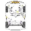 Powerflex bush diagram - Golf MK2 2WD (1985 - 1992) (ref 20)