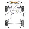 Powerflex bush diagram - Leon & Cupra Mk1 Typ 1M 2WD (1999-2005) (ref 3)
