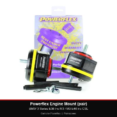 Powerflex Engine Mount (pair) - BMW 3 Series E36 inc M3 / M3 E46 inc CSL