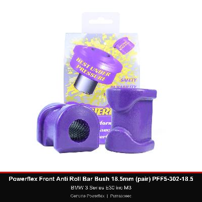 Powerflex Front Anti Roll Bar Bush 18.5mm (pair) PFF5-302-18.5 - BMW 3 Series E30 inc M3