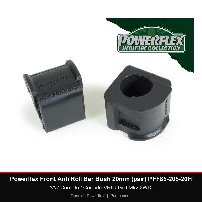 Powerflex Front Anti Roll Bar Bush 20mm (pair) PFF85-205-20H - VW Corrado / Corrado VR6 / Golf Mk2 2WD