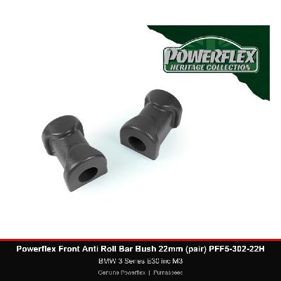 Powerflex Front Anti Roll Bar Bush 22mm (pair) PFF5-302-22H - BMW 3 Series E30 inc M3