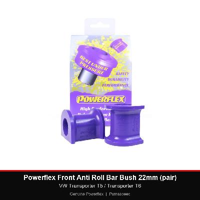 Powerflex Front Anti Roll Bar Bush 22mm (pair) - VW Transporter T5 / Transporter T6