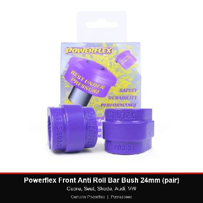 Powerflex Front Anti Roll Bar Bush 24mm (pair) - Cupra, Seat, Skoda, Audi, VW