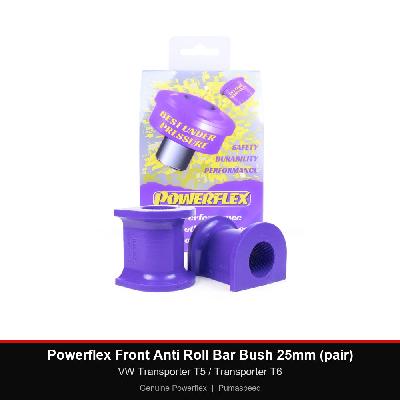 Powerflex Front Anti Roll Bar Bush 25mm (pair) - VW Transporter T5 / Transporter T6