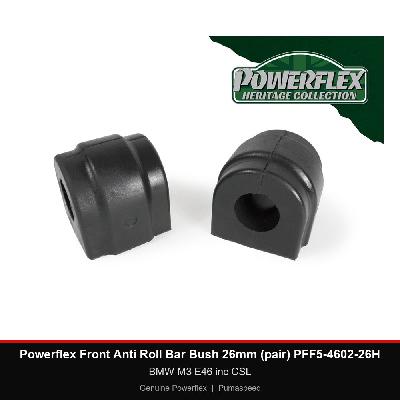 Powerflex Front Anti Roll Bar Bush 26mm (pair) PFF5-4602-26H - BMW M3 E46 inc CSL