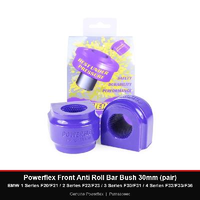 Powerflex Front Anti Roll Bar Bush 30mm (pair) - BMW 1 Series F20/F21 / 2 Series F22/F23 / 3 Series F30/F31 / 4 Series F32/F33/F36