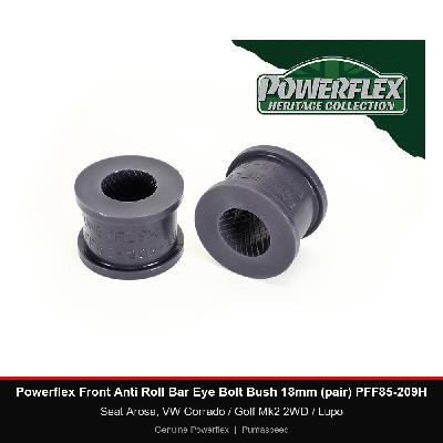 Powerflex Front Anti Roll Bar Eye Bolt Bush 18mm (pair) PFF85-209H - Seat Arosa, VW Corrado / Golf Mk2 2WD / Lupo