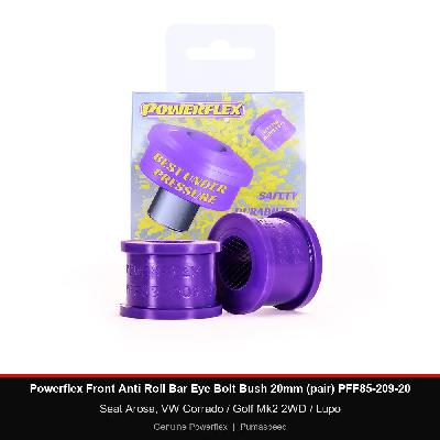 Powerflex Front Anti Roll Bar Eye Bolt Bush 20mm (pair) PFF85-209-20 - Seat Arosa, VW Corrado / Golf Mk2 2WD / Lupo