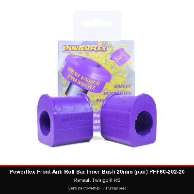 Powerflex Front Anti Roll Bar Inner Bush 20mm (pair) PFF60-202-20 - Renault Twingo II RS