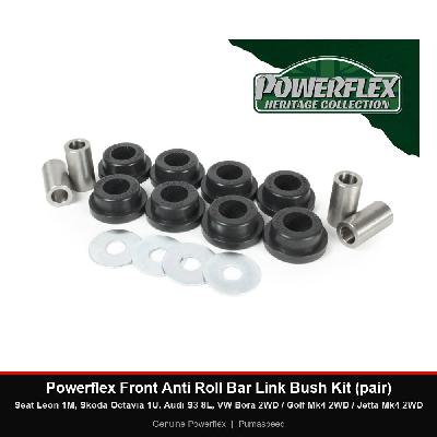 Powerflex Front Anti Roll Bar Link Bush Kit (pair) - Seat Leon 1M, Skoda Octavia 1U, Audi S3 8L, VW Bora 2WD / Golf Mk4 2WD / Jetta Mk4 2WD