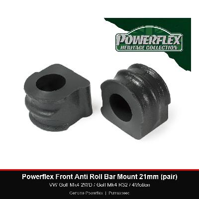 Powerflex Front Anti Roll Bar Mount 21mm (pair) - VW Golf Mk4 2WD / Golf Mk4 R32 / 4Motion