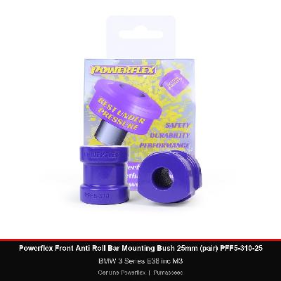 Powerflex Front Anti Roll Bar Mounting Bush 25mm (pair) PFF5-310-25 - BMW 3 Series E36 inc M3