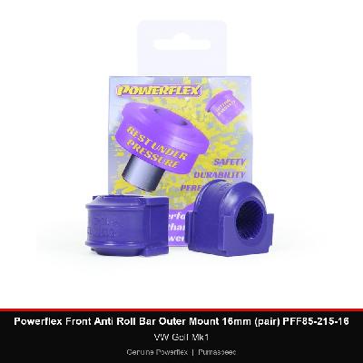 Powerflex Front Anti Roll Bar Outer Mount 16mm (pair) PFF85-215-16 - VW Golf Mk1