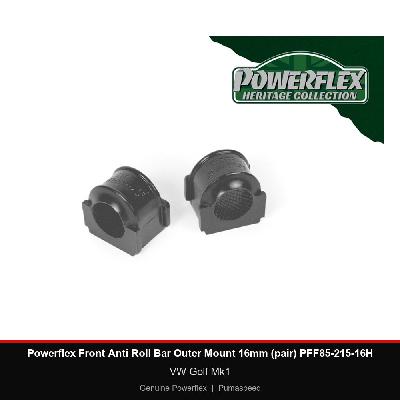 Powerflex Front Anti Roll Bar Outer Mount 16mm (pair) PFF85-215-16H - VW Golf Mk1