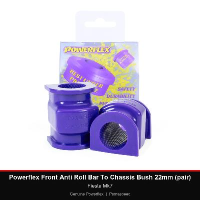 Powerflex Front Anti Roll Bar To Chassis Bush 22mm (pair) - Fiesta Mk7