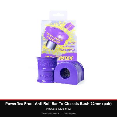 Powerflex Front Anti Roll Bar To Chassis Bush 22mm (pair) - Focus ST225 Mk2