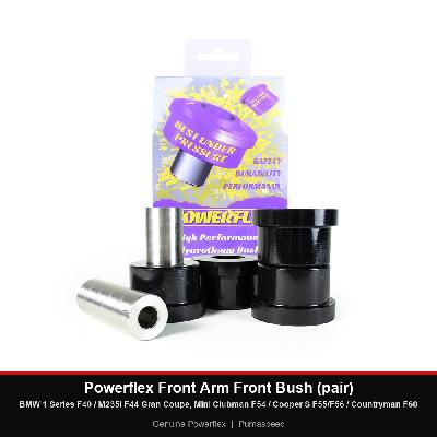 Powerflex Front Arm Front Bush (pair) - BMW 1 Series F40 / M235i F44 Gran Coupe, Mini Clubman F54 / Cooper S F55/F56 / Countryman F60