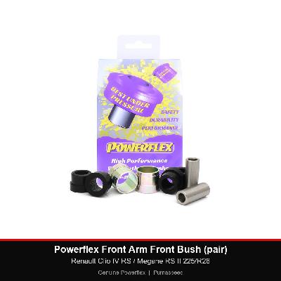 Powerflex Front Arm Front Bush (pair) - Renault Clio IV RS / Megane RS II 225/R26