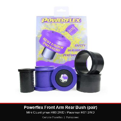 Powerflex Front Arm Rear Bush (pair) - Mini Countryman R60 2WD / Paceman R61 2WD