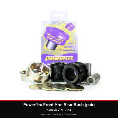 Powerflex Front Arm Rear Bush (pair) - Renault Clio IV RS