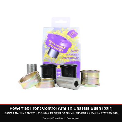 Powerflex Front Control Arm To Chassis Bush (pair) - BMW 1 Series F20/F21 / 2 Series F22/F23 / 3 Series F30/F31 / 4 Series F32/F33/F36