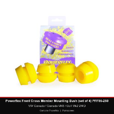 Powerflex Front Cross Member Mounting Bush (set of 4) PFF85-250 - VW Corrado / Corrado VR6 / Golf Mk2 2WD