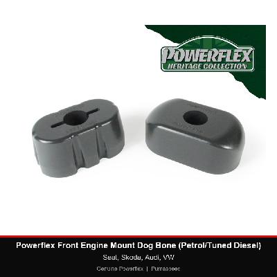 Powerflex Front Engine Mount Dog Bone (Petrol/Tuned Diesel) - Seat, Skoda, Audi, VW