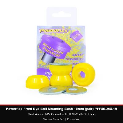 Powerflex Front Eye Bolt Mounting Bush 10mm (pair) PFF85-208-10 - Seat Arosa, VW Corrado / Golf Mk2 2WD / Lupo